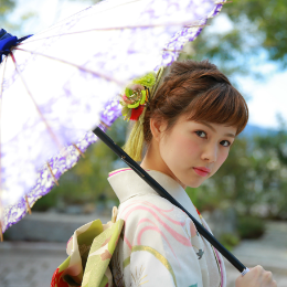 成人式記念写真